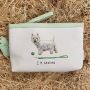 At Home in the Country -  I (Heart) Westies Make Up Bag