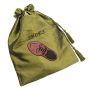 At Home in the Country - Brown Shoe Drawstring Shoe Bag