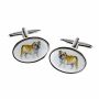 At Home in the Country - Bull Dog Cufflinks