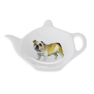 At Home in the Country - Bulldog Teabag Holder