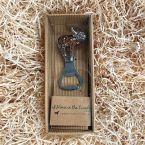 At Home in the Country - Enamel Highland Cow Bottle Opener