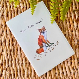 At Home in the Country - For Fox Sake A5 Notebook