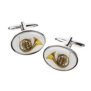 At Home in the Country - French Horn Cufflinks