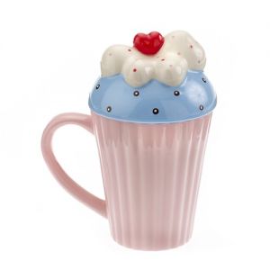 At Home in the Country - Heart Cupcake Mug