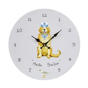 At Home in the Country - Hello Sailor! Wall Clock