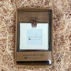 At Home in the Country - Highland Cow Square Frame