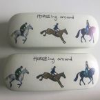 At Home in the Country - Horses Glasses Case