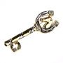 At Home in the Country - Horseshoe Key Brooch