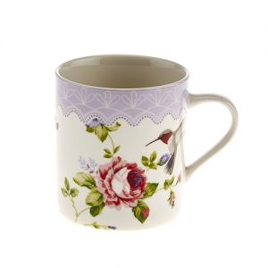 At Home in the Country - Hummingbird with Roses Mug