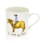 At Home in the Country - I Love my Pony Fine Bone China Mug