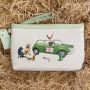 At Home in the Country - Mini with Pheasants  Make Up Bag