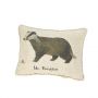 At Home in the Country - Mr Bristles Linen Mix Cushion