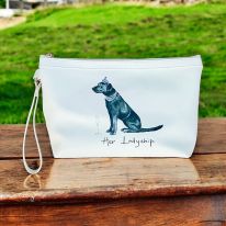 NEW "Her Ladyship" Labrador Make Up Bag