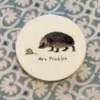 At Home in the Country - NEW "Mrs Prickles" Hedgehog Compact Mirror