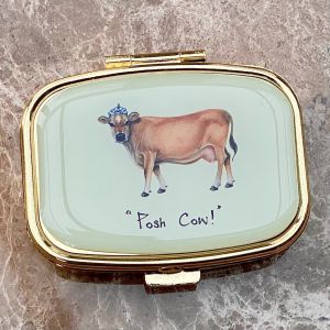 At Home in the Country - Posh Cow! Pillbox