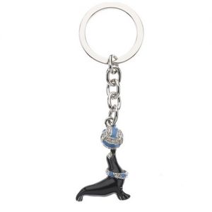 At Home in the Country - Seal & Ball Keyring