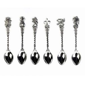 At Home in the Country - Set of 6 Heraldic Spoons