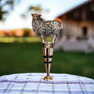 At Home in the Country - Sheep Bottle Stopper