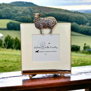 At Home in the Country - Sheep Square Frame