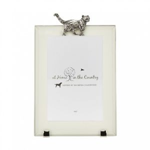 At Home in the Country - Walking Cat Rectangle Photo Frame